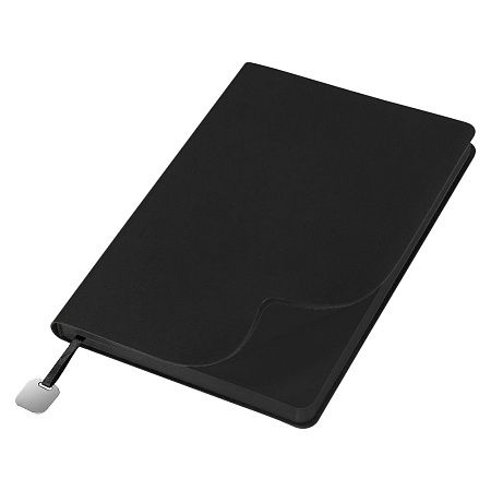 Набор подарочный Solution Prestige Yota Trio (Ежедневник Flexy Latte Soft Touch Black Edition Color А5, Внешний аккумулятор (powerbank) «WeCharge Soft Touch», Ручка Grand Attashe металлическая,) в подарочный коробке, черный