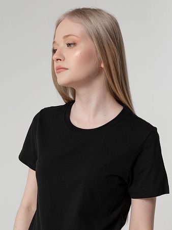 Футболка женская T-bolka Lady, черная, размер 3XL