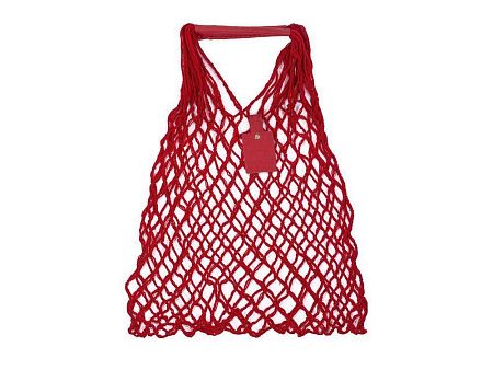 Авоська «Dream» из натурального хлопка с кожаными ручками, 15 л