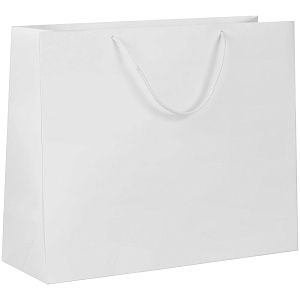 Пакет бумажный с ламинацией Lami Tote L, белый