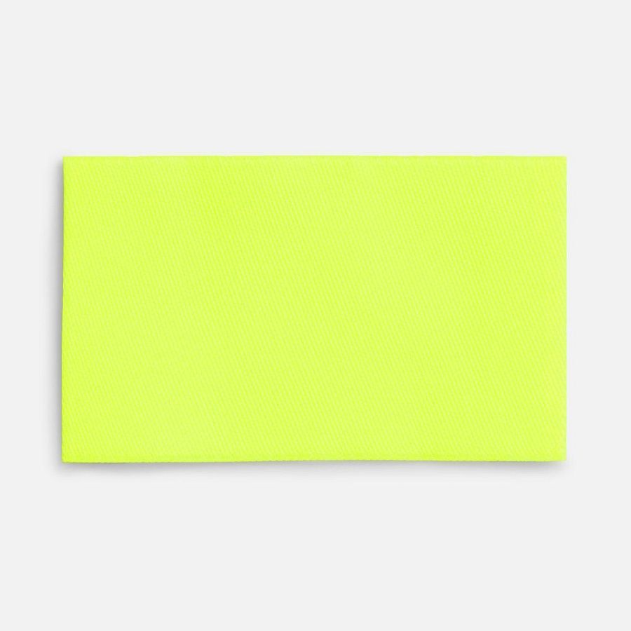 Лейбл тканевый Epsilon, M, желтый неон