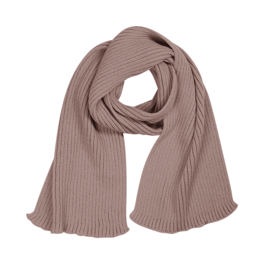 Шарф Forges вязаный, коричневый