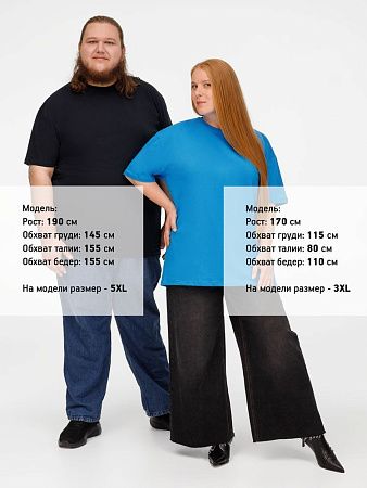 Футболка унисекс T-Bolka 160, черная, размер L