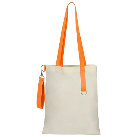 Сумка для покупок White GLOW 325 г/м² с ремувкой, красная