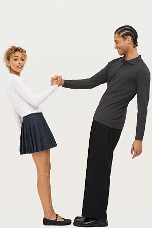 Рубашка поло женская с длинным рукавом Perfect LSL Women, ярко-синяя, размер L