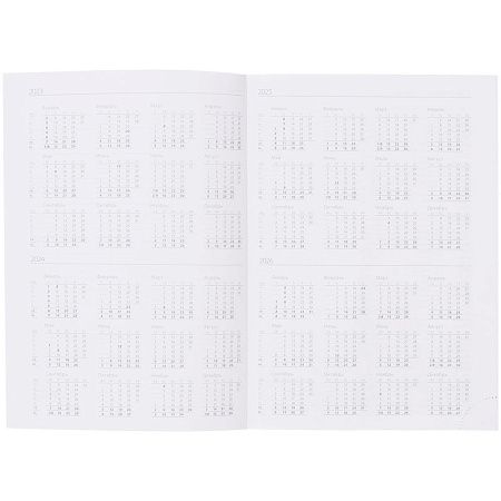 Ежедневник Favor Metal, недатированный, красный