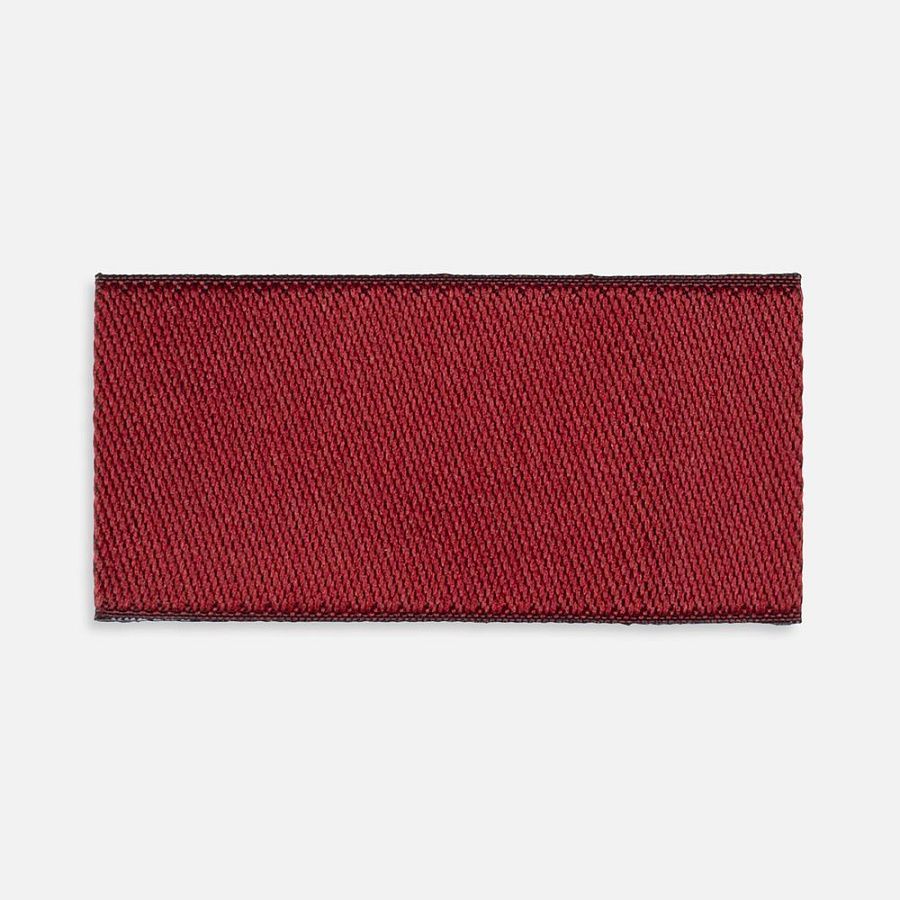 Лейбл тканевый Epsilon, XXS, бордовый