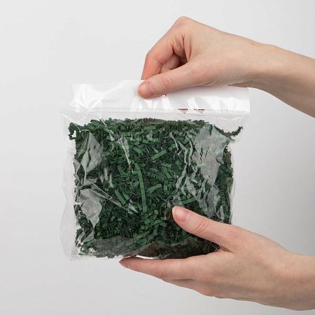 Бумажный наполнитель Chip, темно-зеленый