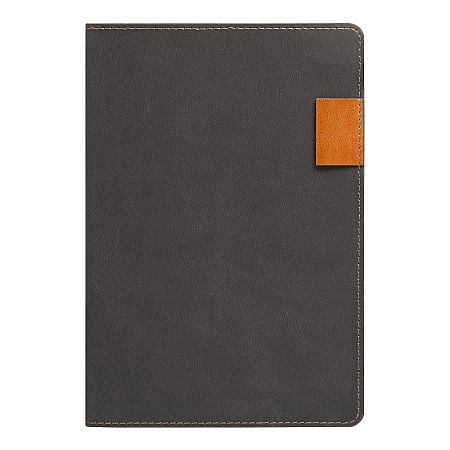 Ежедневник Flexy Freedom Latte А5, серый/оранжевый, недатированный, в гибкой обложке