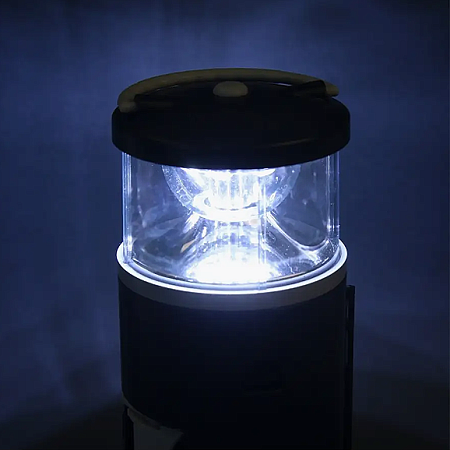 Набор инструментов Tools lantern cо встроенной лампой , 15 инструментов,  черный, в пластиковом футляре