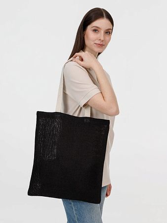 Холщовая сумка на плечо Juhu, черная