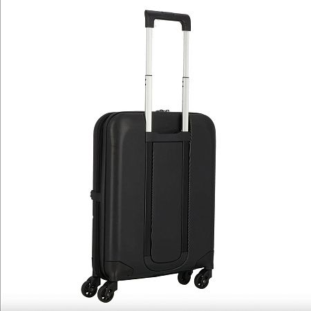 Чемодан складной Rollink FLEX LIGHT 55x40x20 см, 4 колеса, черный