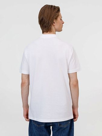 Рубашка поло унисекс Pulse, белая, размер 4XL