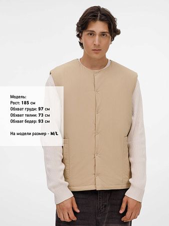 Жилет унисекс Veter, бежевый, размер XL/2XL