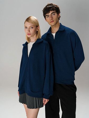 Толстовка унисекс Neofit, темно-синяя, размер XL/2XL