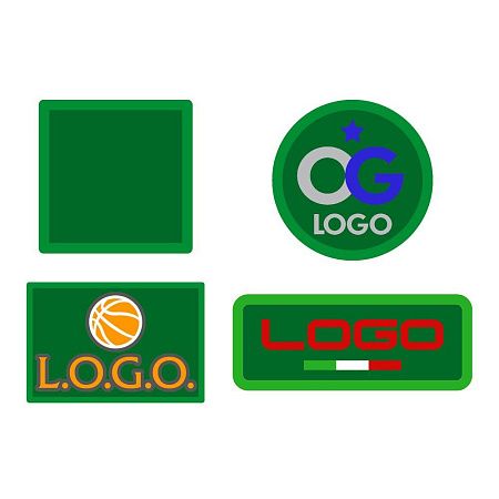 Шеврон из габардина Gabo S, зеленый