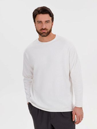 Лонгслив унисекс Siluetti Fuori, молочно-белый, размер L/XL