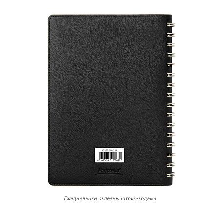 Ежедневник Vista недатированный, черный/бежевый