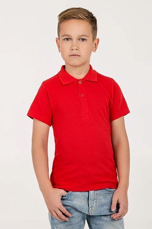 Рубашка поло детская Virma Kids, красная, размер 12 лет (142-152 см)