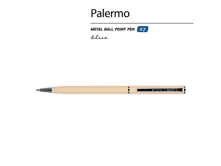 Ручка металлическая шариковая «Palermo», софт-тач