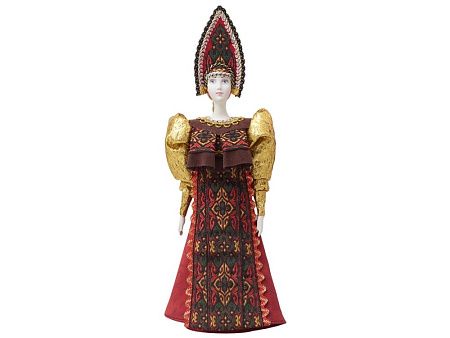 Подарочный набор: кукла фарфоровая, мёд с гецким орехом