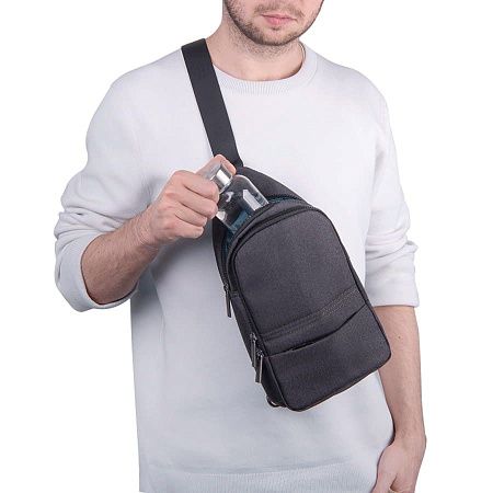 Сумка на плечо CORE, серый, 100% полиэстер 