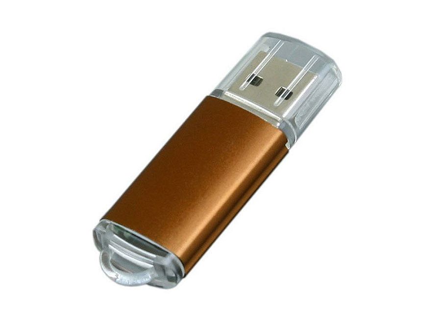 USB 2.0- флешка на 8 Гб с прозрачным колпачком