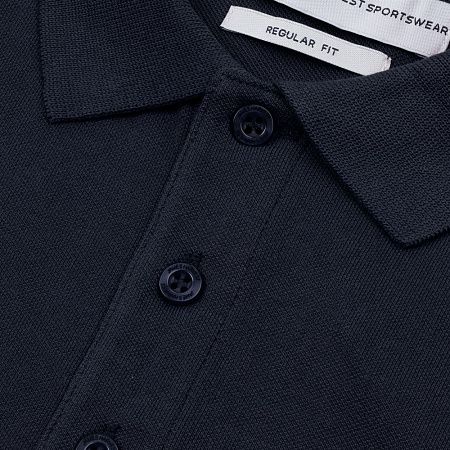 Рубашка поло мужская Neptune, темно-синяя, размер S