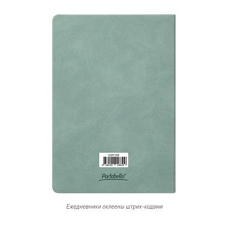 Ежедневник Stella недатированный с магнитом на обложке, бирюзовый
