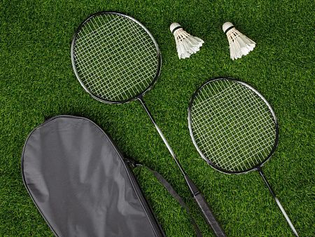 Набор для игры в бадминтон Gloucester, черно-серый