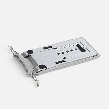 Подставка для смартфона Tactic, серебристая