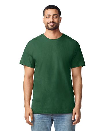 Футболка LIGHT COTTON, ТЕМНО-ЗЕЛЕНЫЙ XS