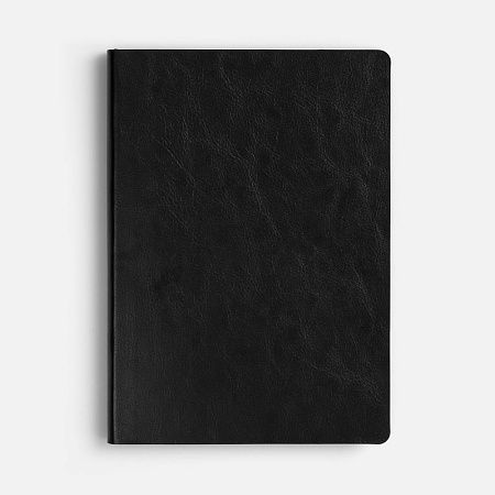 Ежедневник Doppio, недатированный, черный с красным