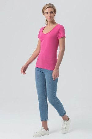 Футболка женская Metropolitan, ярко-розовая, размер S