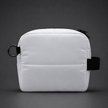 Несессер Superbag Bubble, стёганый, на молнии, с креплением на кольцо-карабин