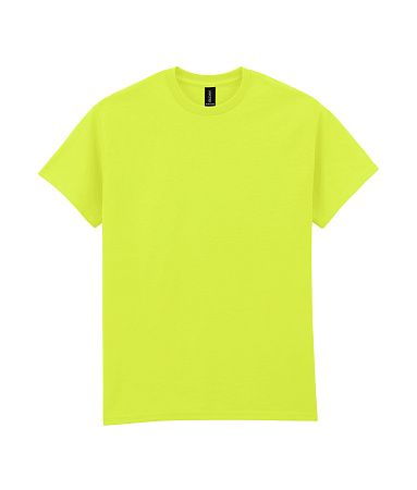 Футболка ULTRA COTTON, ЖЕЛТЫЙ НЕОН L