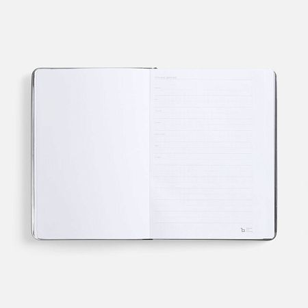 Ежедневник Metal Frame на заказ, датированный, темно-серый