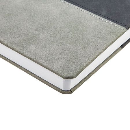 Ежедневник Horizon, недатированный, серый с черным