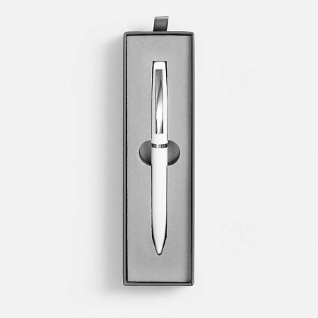 Ручка шариковая Bolt Soft Touch в футляре, белая