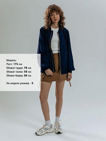 Бомбер Wigton, темно-синий, размер S