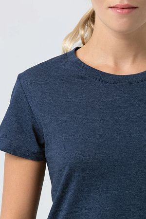 Футболка женская Regent Fit Women, синий меланж, размер M