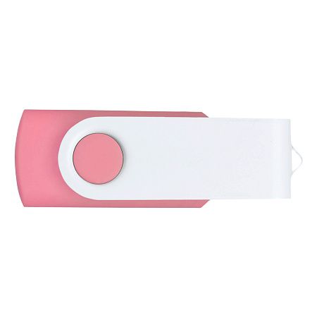Флешка TWIST WHITE COLOR Розовая с белым 4015.10.07.16ГБ3.0
