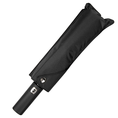 Зонт складной автоматический обратного сложения, Forest Lotus Reverse, диаметр 117 см, 10 панелей, без подарочной коробки, черный