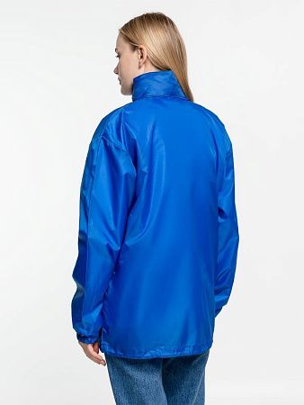 Ветровка унисекс Shift, ярко-синяя, размер L