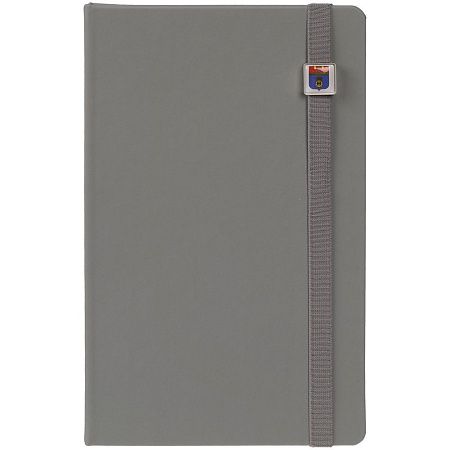 Квадратный шильдик на резинку Epoxi, матовый серебристый