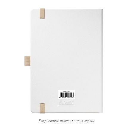 Ежедневник Арктик (Arctic) недатированный, белый/серый