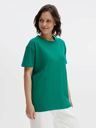 Футболка унисекс Regent 150, зеленая (изумрудная), размер M