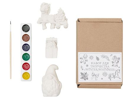 Набор для творчества из гипса «Winter Whinnies»