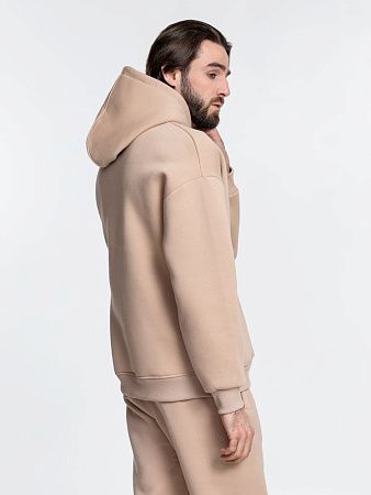 Худи Kulonga Oversize, бежевое (песочное), размер 3XL/4XL