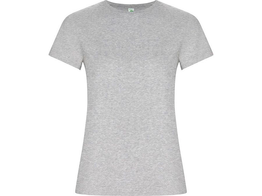 Футболка из органического хлопка «Golden Woman» женская под нанесение